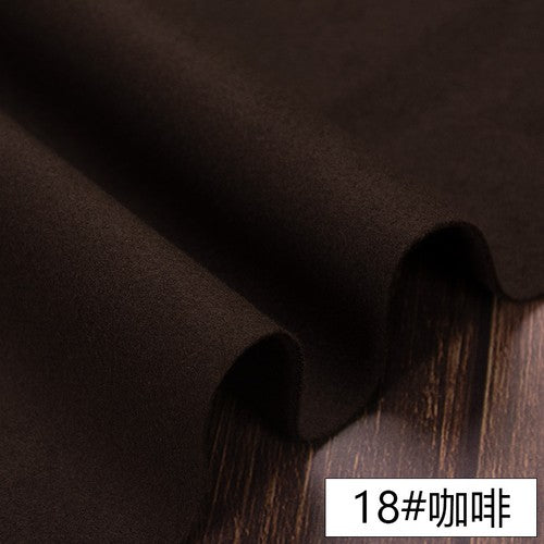 Fall Thick Solid Cashmere Imitation Wool Cloth Diy Coat Woollen Fabric Wide 57"