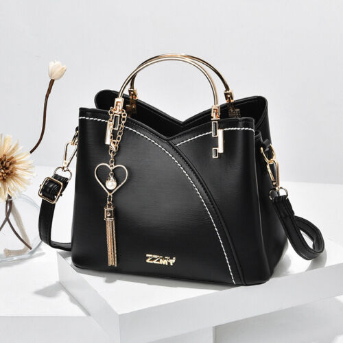 Women Faux Leather Shoulder Bag Tote Purse Handbags Messenger Crossbody Satchel