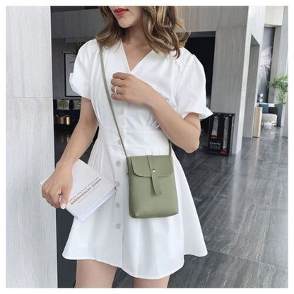 Makeup Handbags Crossbody Shoulder Bags Customized White Black Traveling Purse