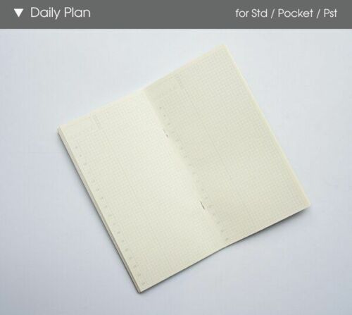Kraft Paper Notebook Filler Paper Inserts Blank Dot Grid Notepad Diary Journal