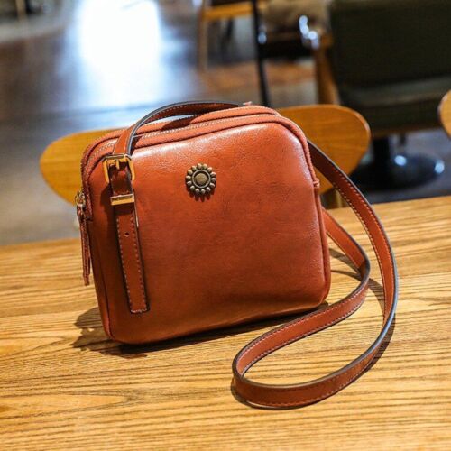 Vintage Style Shoulder Bag Simple Square Crossbody Bags Handbags Messenger Bags