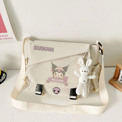 My Melody Messenger Bag Kuromi My Melody Shoulder Bag Backpack Unisex Bag