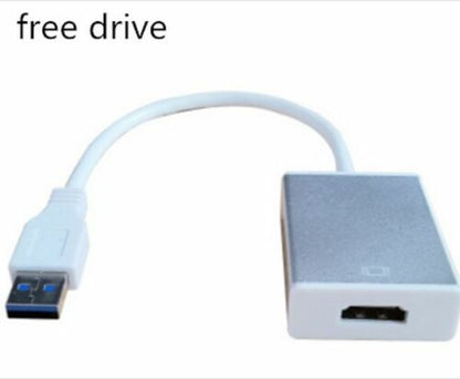 USB 3.0 To HDMI Converter female Audio Video Adaptor Cable For Windows 7/8/10 PC