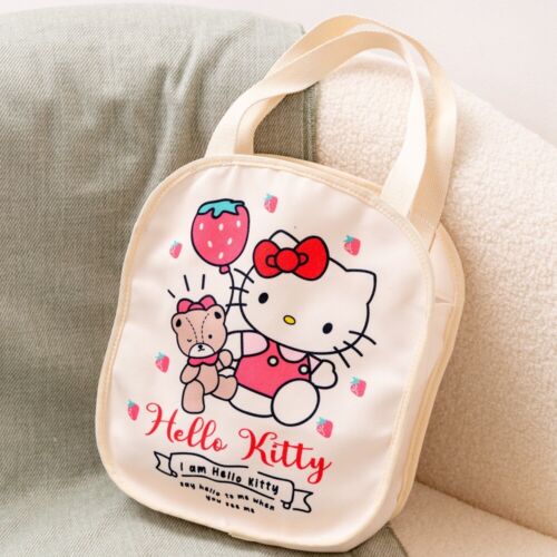 Cute Women Girl Hello Kitty Handbag Canvas Shoulder Bag Tote Storage