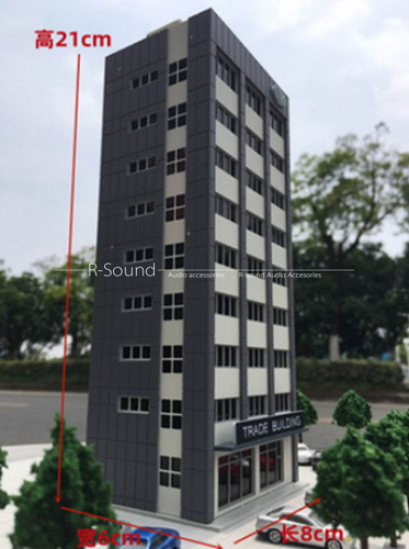 1/150 City Scenes Sandbox Building Model High-rise Plastic Assembled Buildings