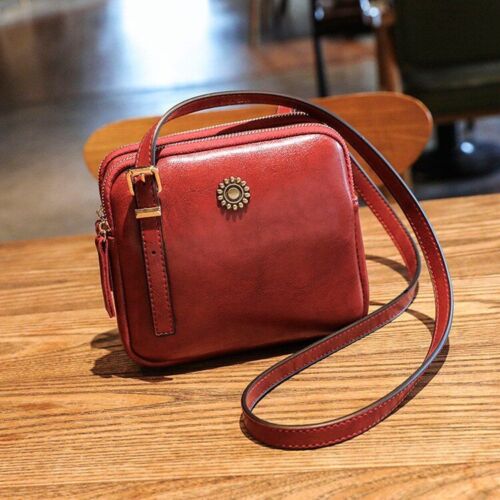 Vintage Style Shoulder Bag Simple Square Crossbody Bags Handbags Messenger Bags