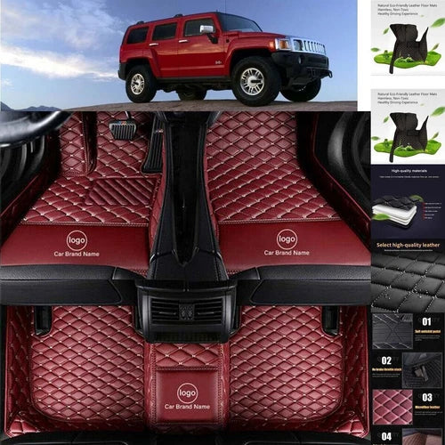 For Hummer H2 H3 All Model Car Floor Mats Custom Cargo Liners Carpets Waterproof
