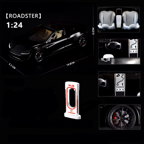 1:24 Model 3 Model Y X Alloy Car Model Diecast Metal Toy Vehicles Car Model Simu