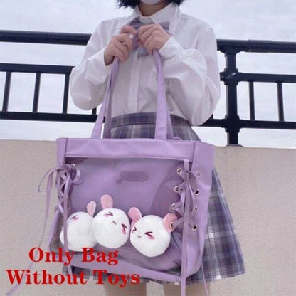 Shoulder Bag Women Soft Synthetic Leather Big Canvas Tote Shopper 32*29*13CM Bag