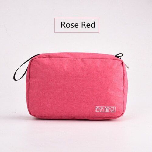 Cosmetic Bag Multifunction Travel Organizer Make up Storage Pouch Fold Polyester