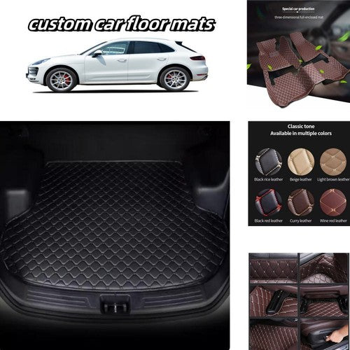 For Porsche All Models Car Floor Mats Custom Auto Cargo Liner Waterproof Carpets