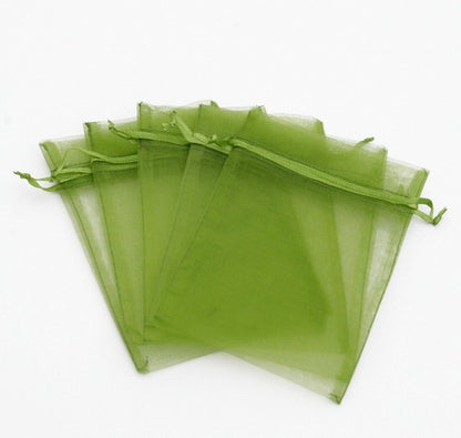 50/100/200/500 Organza Wedding Party Favor Gift Candy Sheer Bags Jewelry Pouch