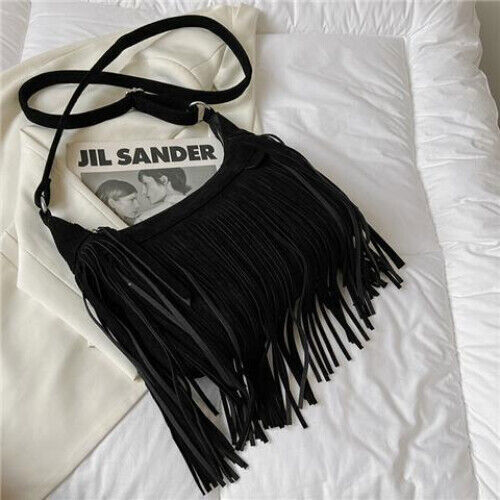PU Leather Tassel Bags Bag Women Shoulder Crossbody Bag Bags Women's Handbags