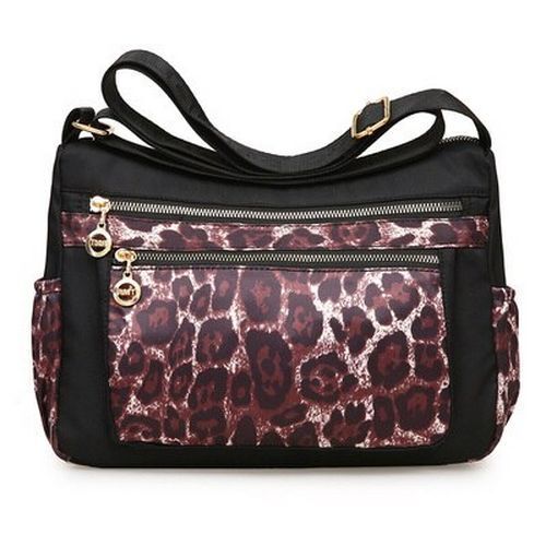 Shoulder Bag Rural Style Printing Leisure Travelling Bag Waterproof Oxford Purse