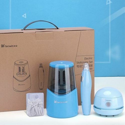 Electric Pencil Sharpener Adjustable Hand Crank Mechanical Knife Holder Station