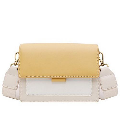 Crossbody Bag Handbag Flap Bags Simple Shoulder Purse Luxury Polyester Brown 1PC