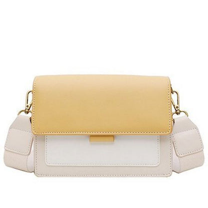 Crossbody Bag Handbag Flap Bags Simple Shoulder Purse Luxury Polyester Brown 1PC