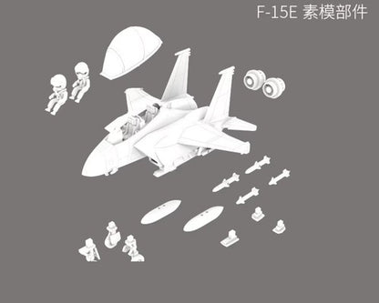 Cute Version USN F-15E Fighter Jet 3D Printed static Models