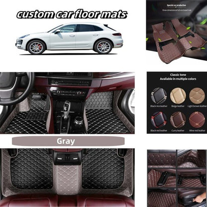 For Porsche All Models Car Floor Mats Custom Cargo Carpets Waterproof Liner Rugs