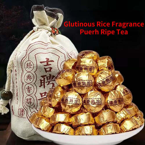 500g/Bag Tangerine Peel/Glutinous Rice Fragrant Cooked Puerh Tea Pu'er Ripe Tea