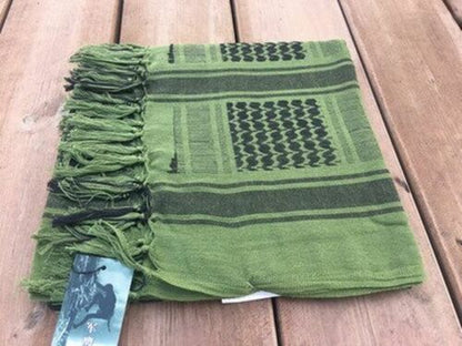 Scarf Cotton 34"x34" Tactical Shawl Neck Cover Headwrap Men Women Hiking Scarves