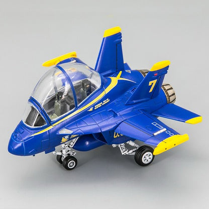 US Navy Air Force F/A-18F BLUEANGELS Cute Version 3D Printed static Models