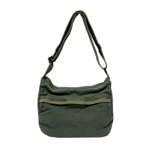 Washed Fabric Shoulder Bag Large Capacity Tote Bag Fashion Crossbody Bags Men