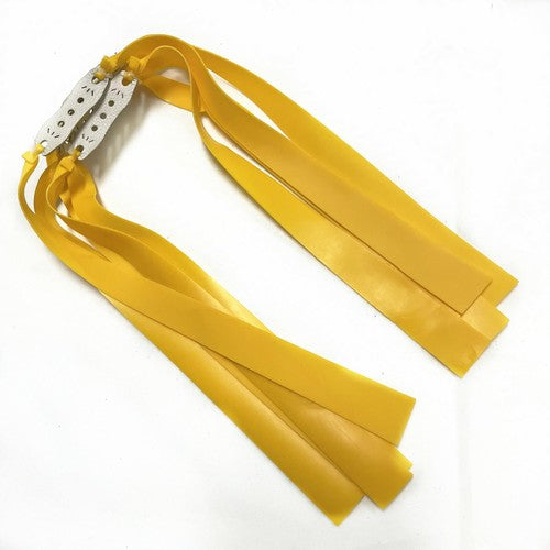 10 Flat Rubber Bands Slingshot Hunting Catapult Replacement Elastic Tapered Band
