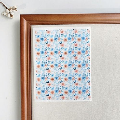 Polymer Image Transfer Paper Plants Flowers Leaf Decals DIY Jewelry Craft Tools