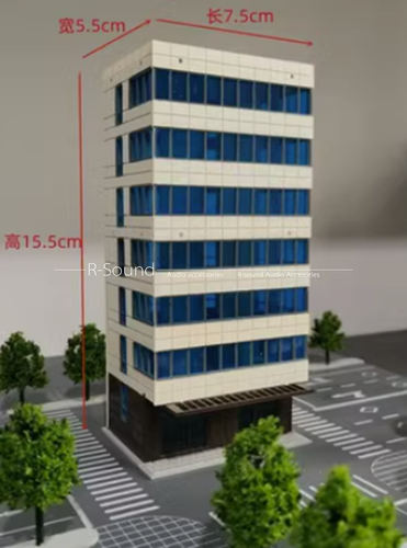 1/150 City Scenes Sandbox Building Model High-rise Plastic Assembled Buildings