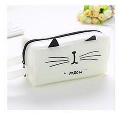 Cosmetic Bag Travel Wash Pouch Makeup Bag Student Pencil Case Tote Toiletry Bags