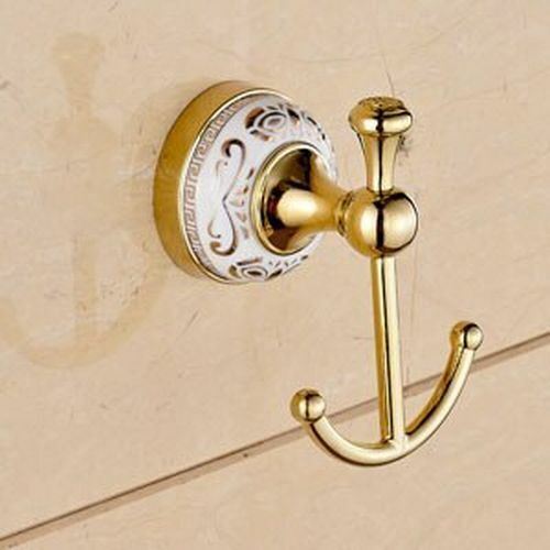 Luxury Towel Racks Stainless Steel Ceramic Wall Mounted Bathroom Accessories Set