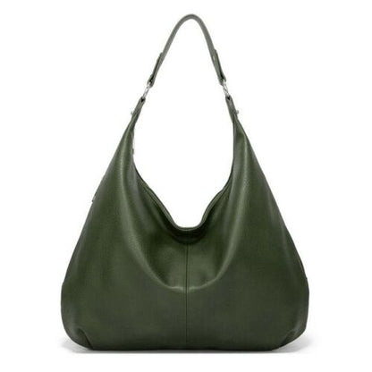 Synthetic Leather Shoulder Bag Vintage Tote Purse Casual Handbags 48*34 Cm Pouch