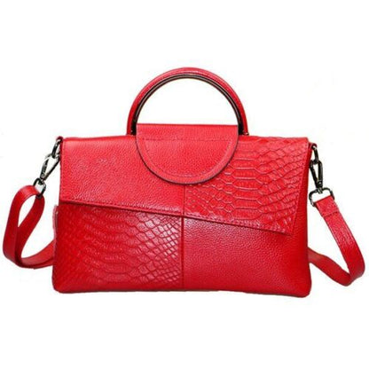 Crocodile Pattern Genuine Leather Crossbody Purse Small Shoulder Bag Handbag 1PC