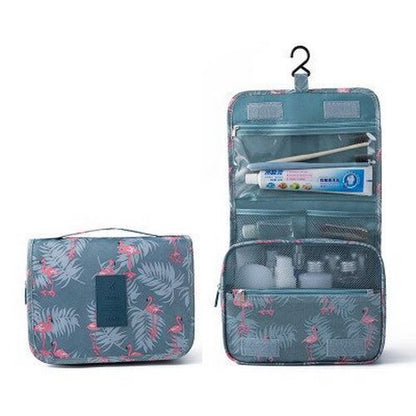 Solid Makeup Bag Toiletries Organizer Traveling Kit Cosmetic Purse 18.5*24*9.5CM