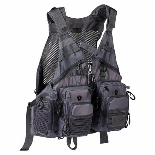 Fishing Vest Breathable Outdoor Sports Fly Swimming Adjustable Tackle Custom Fit