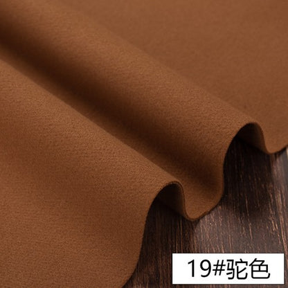 Fall Thick Solid Cashmere Imitation Wool Cloth Diy Coat Woollen Fabric Wide 57"