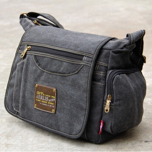 Men's Canvas Bag Men Crossbody Bag Men Messenger Bag Man Travel Shoulder Bags