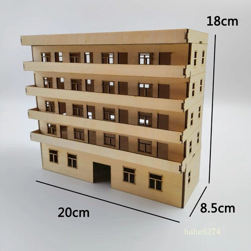 Urban Scene Building Model Handmade DIY Material Set Architecture School Model
