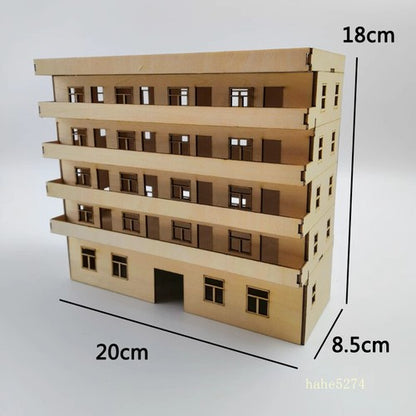 Urban Scene Building Model Handmade DIY Material Set Architecture School Model