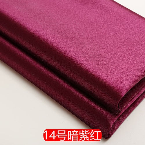 Sofa Upholstery Velour Fabric Thick European Soft Roll Cushion Velvet DIY Cloth