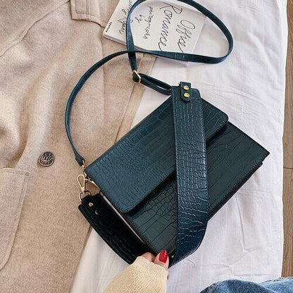 Black Crossbody Bags Women Small Handbag Bag PU Leather Hand Bag Ladies
