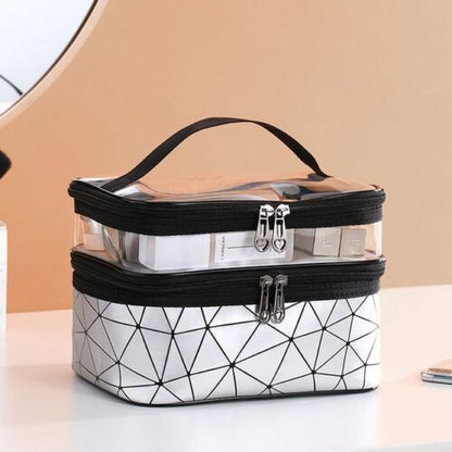 Travel Clear Makeup Bag Fashion Cosmetic Toiletries Organizer Waterproof Cases