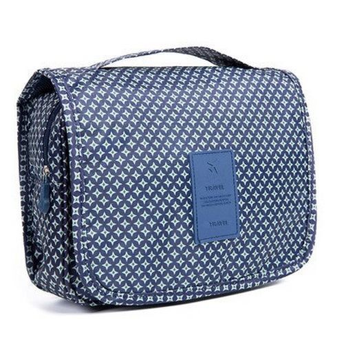Solid Makeup Bag Toiletries Organizer Traveling Kit Cosmetic Purse 18.5*24*9.5CM