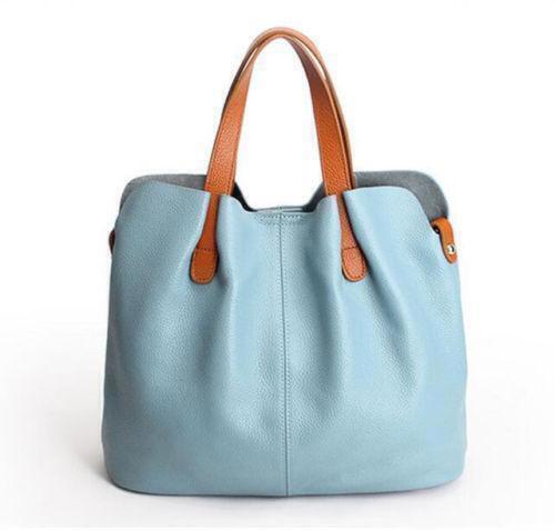 Women Soft Genuine Real Leather Tote Handbag Purses Crossbody Bag Shoulder Bags