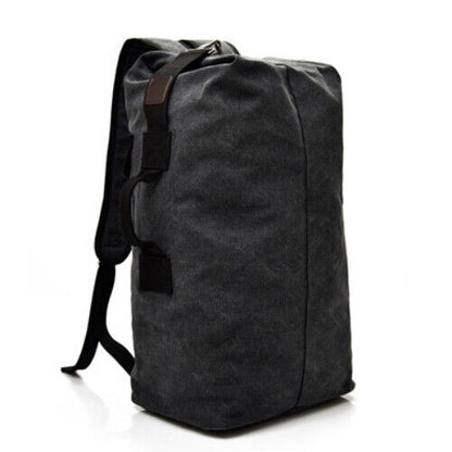 Man Travel Backpack Hand Bag Canvas Bucket Shoulder Bags Men Backpacks