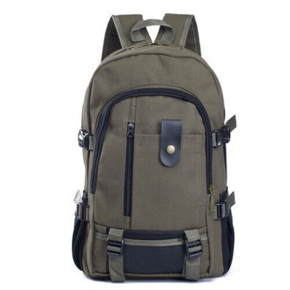 Mountaineering Bag Backpack Men Canvas Backpacks Outdoor Travel Camping Bag