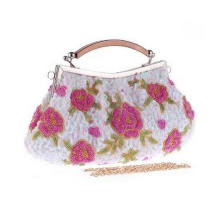 Women Clutch Bags Beads Evening Bag Day Clutches Party Bag Lady Vintage Purse