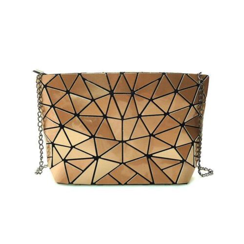 Chain Shoulder Bag Fashion Geometric Messenger Bag Crossbody Clutch 28*7.5*18CM