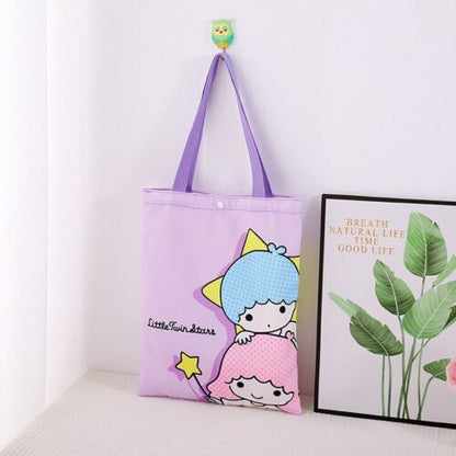 HelloKitty Handbag My Melody Kuromi Cute Beauty Shopping Storage Shoulder Bag